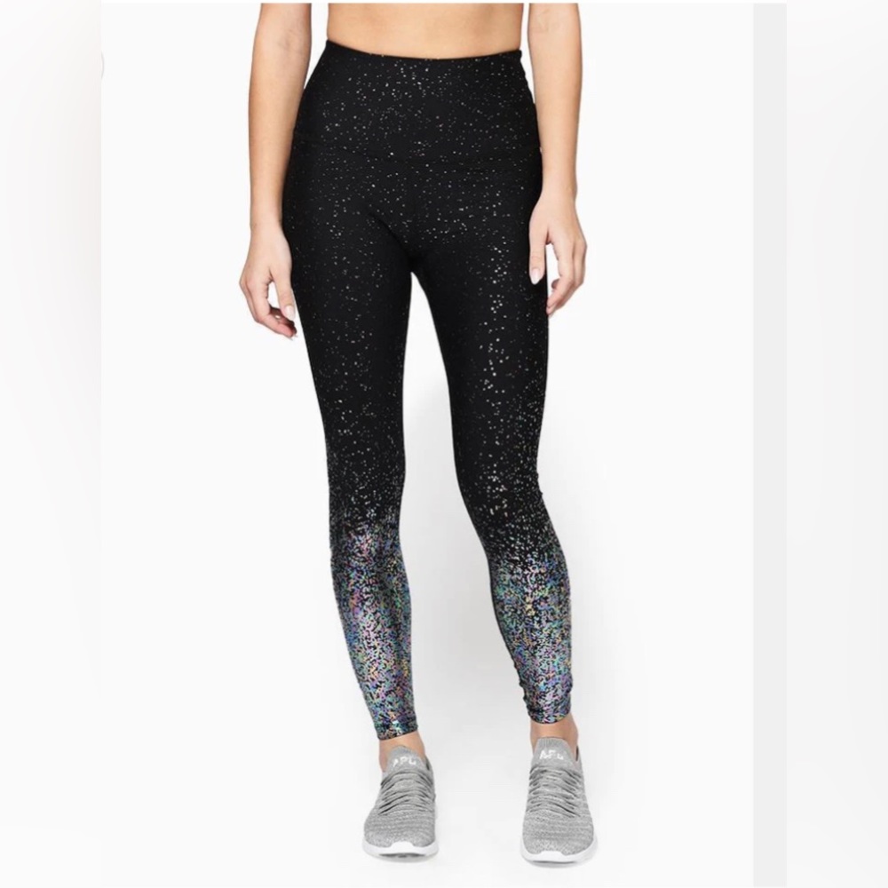 Beyond Yoga High Waisted Galaxy Alloy Ombré Leggings Small